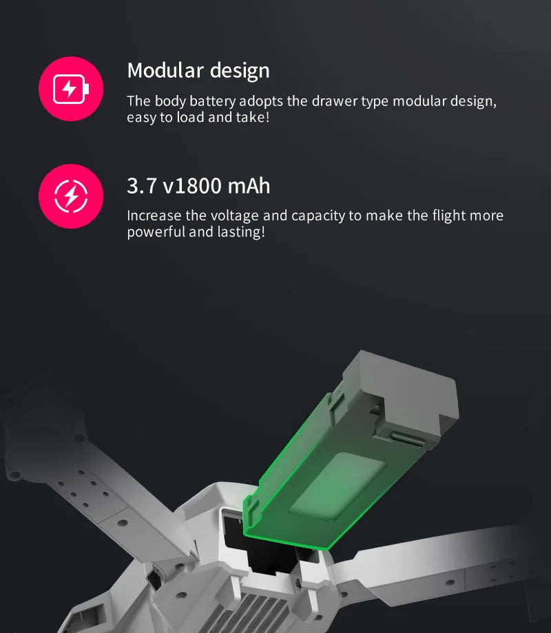 E88 Plus GPS Drone with 8K Dual Camera - 27 Min Flight, Obstacle Avoidance, 1000m Range