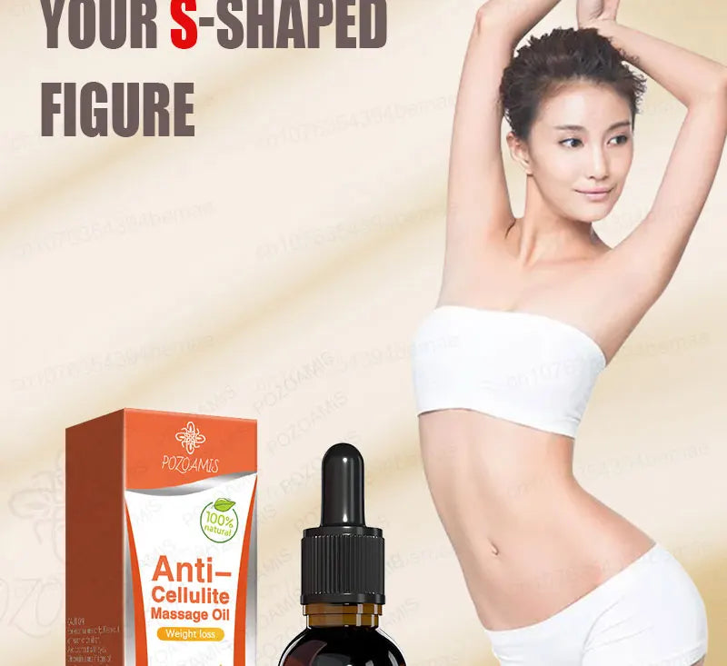 Slimming Essential Oil - Natural Fat Burning Body Massage Oil for Weight Loss