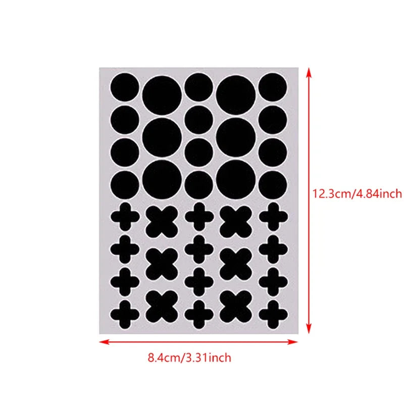Colorful Cross-Shaped Acne Patches - 180 Pack