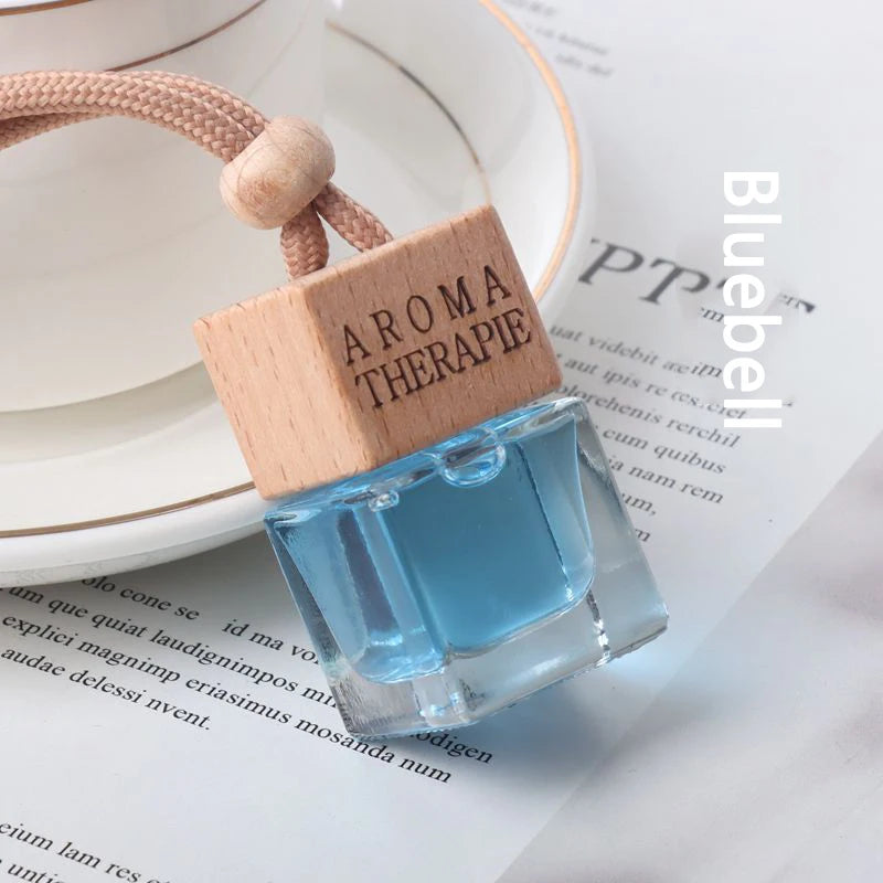 Car Mirror Pendant Air Freshener - Long-Lasting Fragrance Decoration to Eliminate Smoke Odor