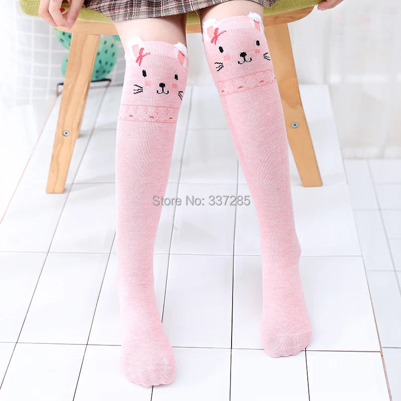 Cute Cartoon Kids Socks Animal Pattern Crew