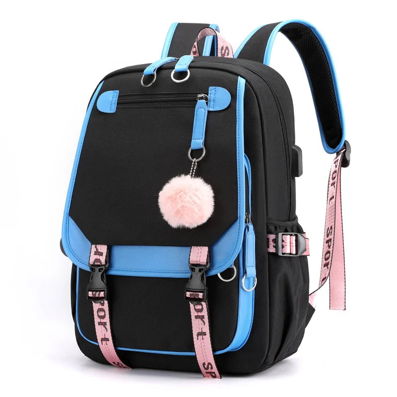 Kawaii School Backpack - Harajuku Fashion Bag for Boys & Girls