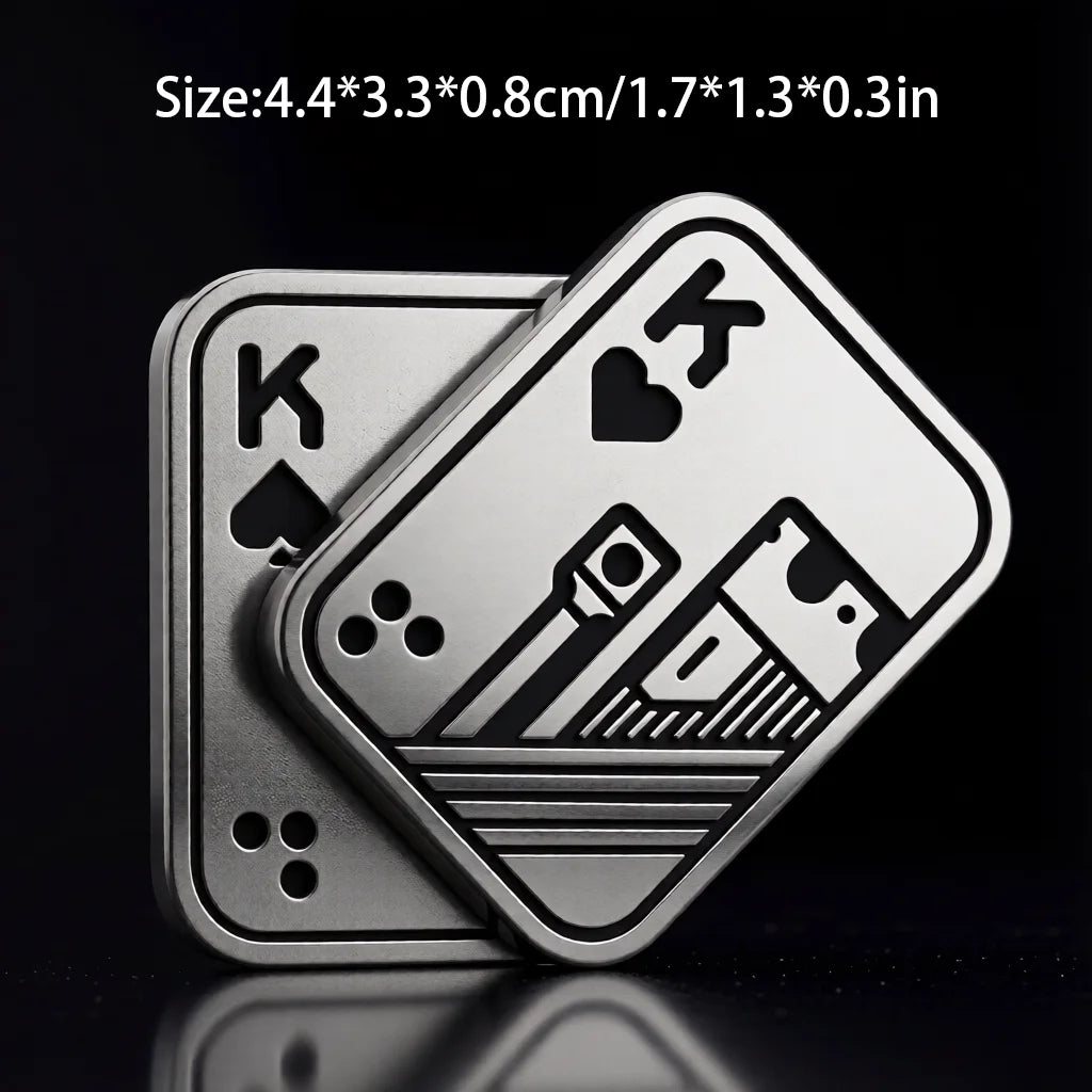 Magnetic EDC Push Slider – Metal Anti-Stress Fidget Toy for Adults