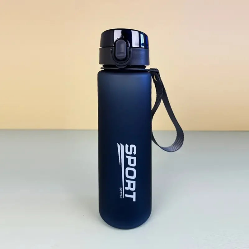 Leak-Proof Sports Water Bottle - BPA-Free 400ml/560ml Portable Bottle for Hiking & Travel