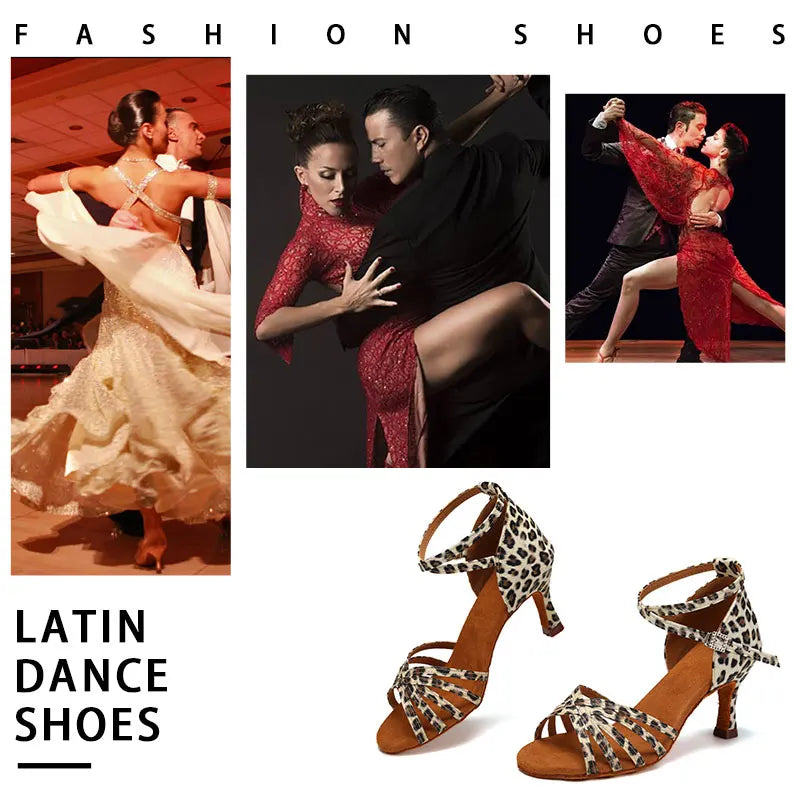 SWDZM Women’s Latin Dance Shoes – High Heels Salsa & Tango