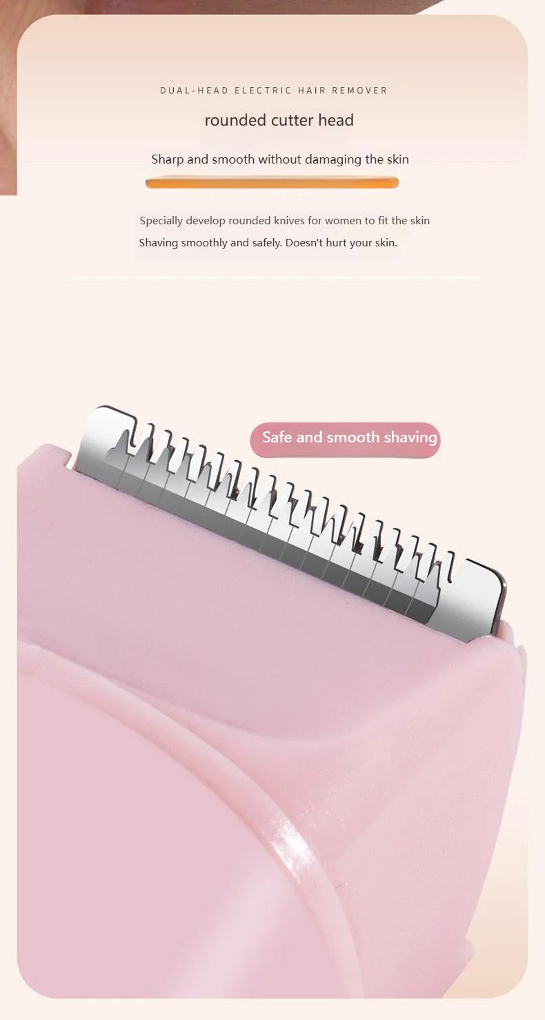 Electric Full Body Hair Remover for Women - Bikini, Legs, Underarms & Face