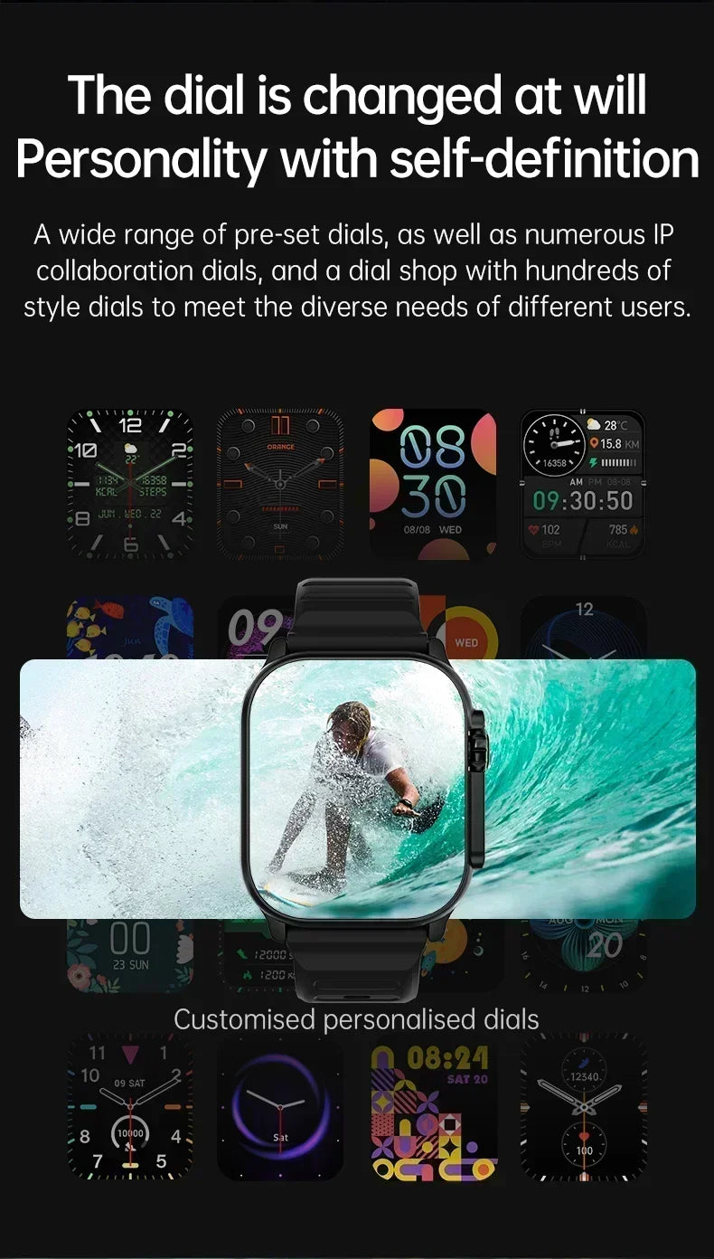 Watch 10 Ultra Smart Watch 49mm — NFC, GPS, Bluetooth Call & Wireless Charging