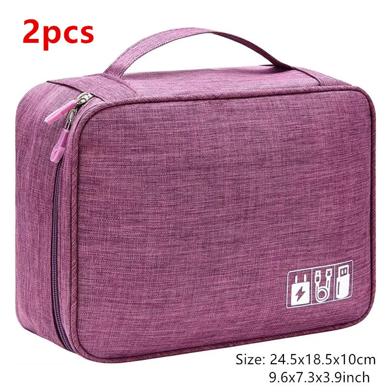 Waterproof Cable Storage Bag – Digital Electronics Organizer