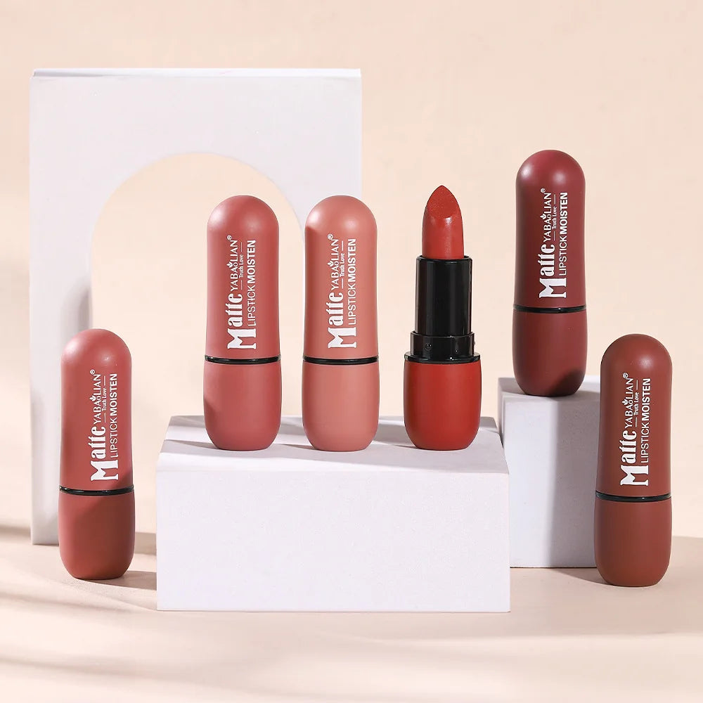 Velvet Matte Lipstick with Waterproof Topcoat