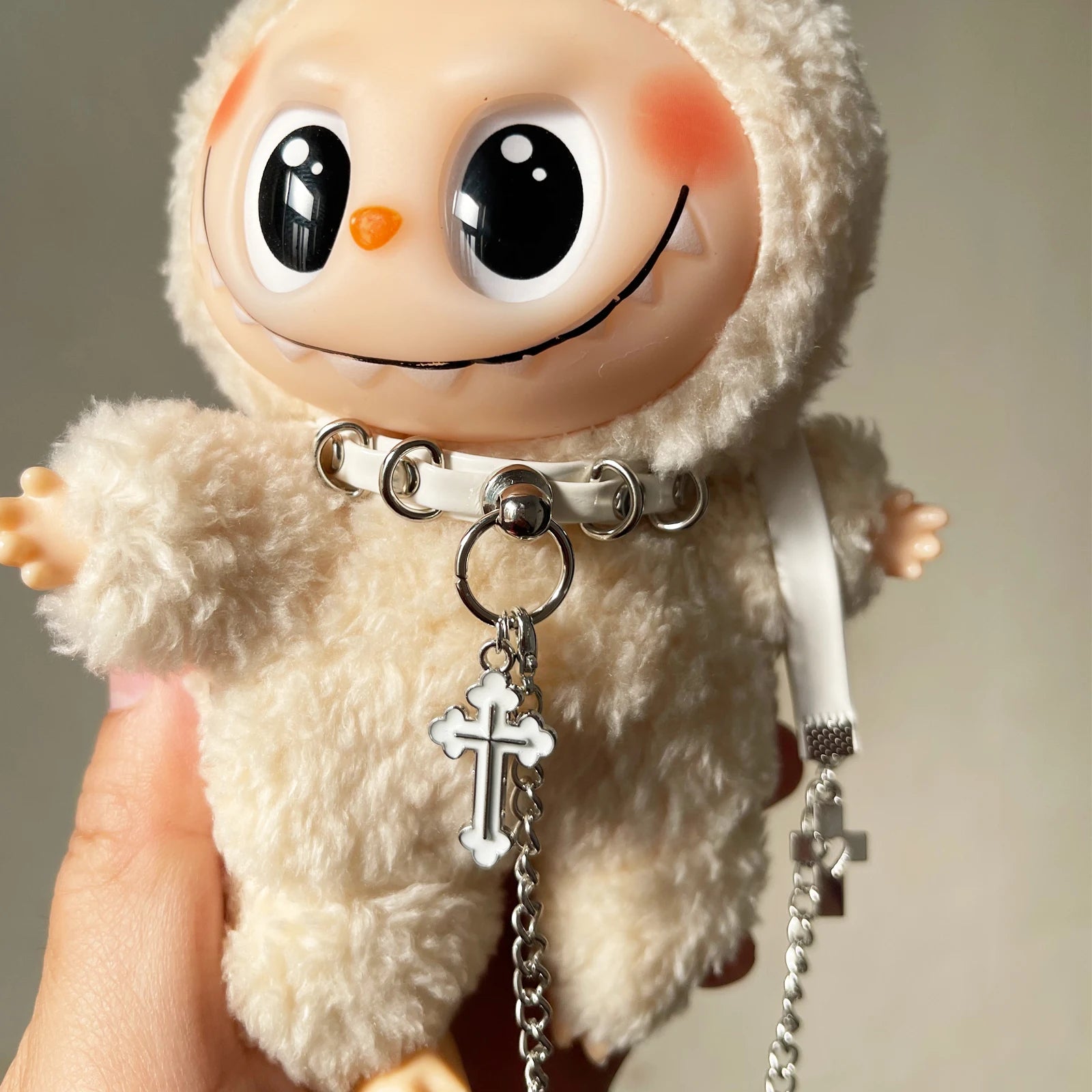 Labubu Doll Necklace – Cotton Doll Accessories