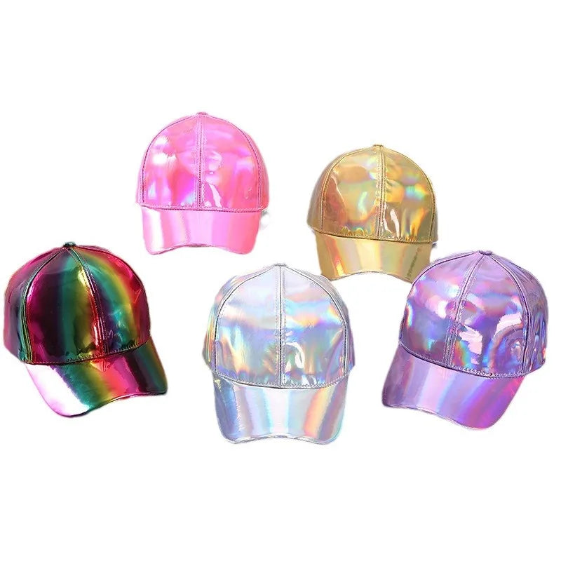 Waterproof PU Baseball Cap - Hip-Hop Rain Hat with Curved Brim for All-Weather Wear