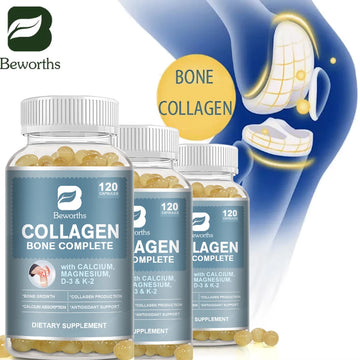 Bone Collagen Complete Capsules – Calcium Absorption & Joint Support