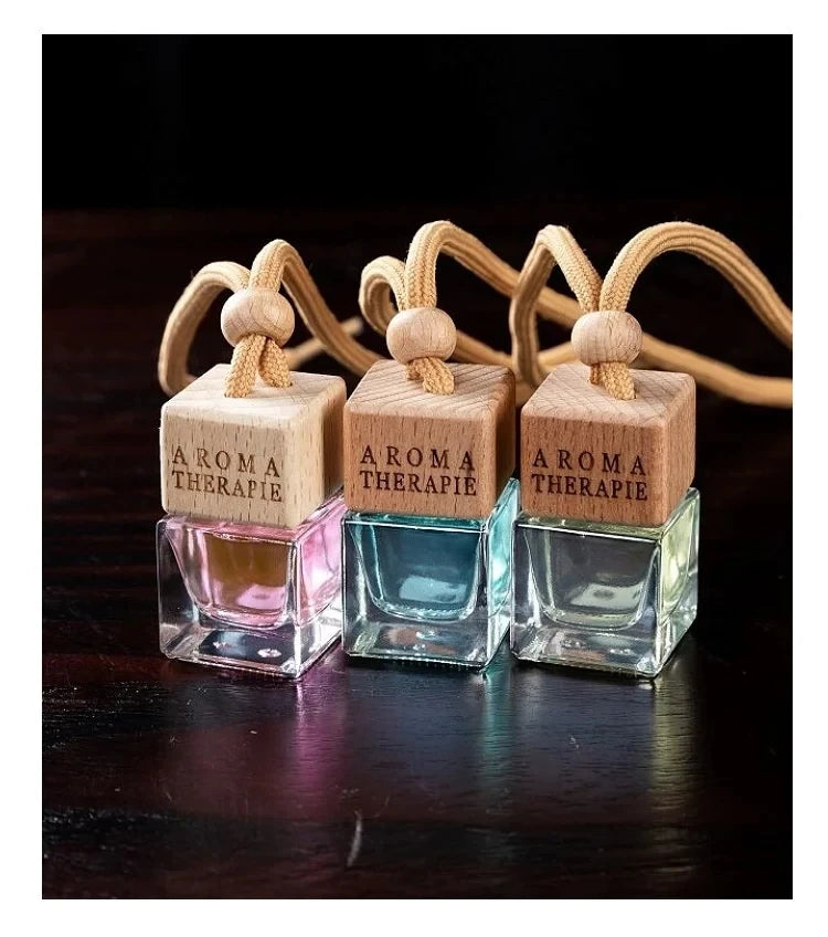 Car Mirror Pendant Air Freshener - Long-Lasting Fragrance Decoration to Eliminate Smoke Odor