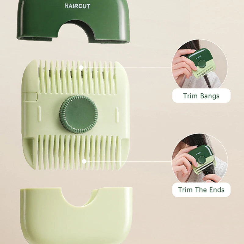 2-in-1 Split Ends Hair Trimmer Comb - Professional Hair Cutting Tool for Women & Girls