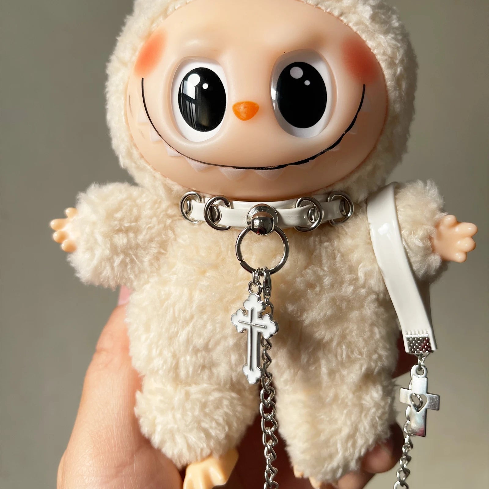 Labubu Doll Necklace – Cotton Doll Accessories