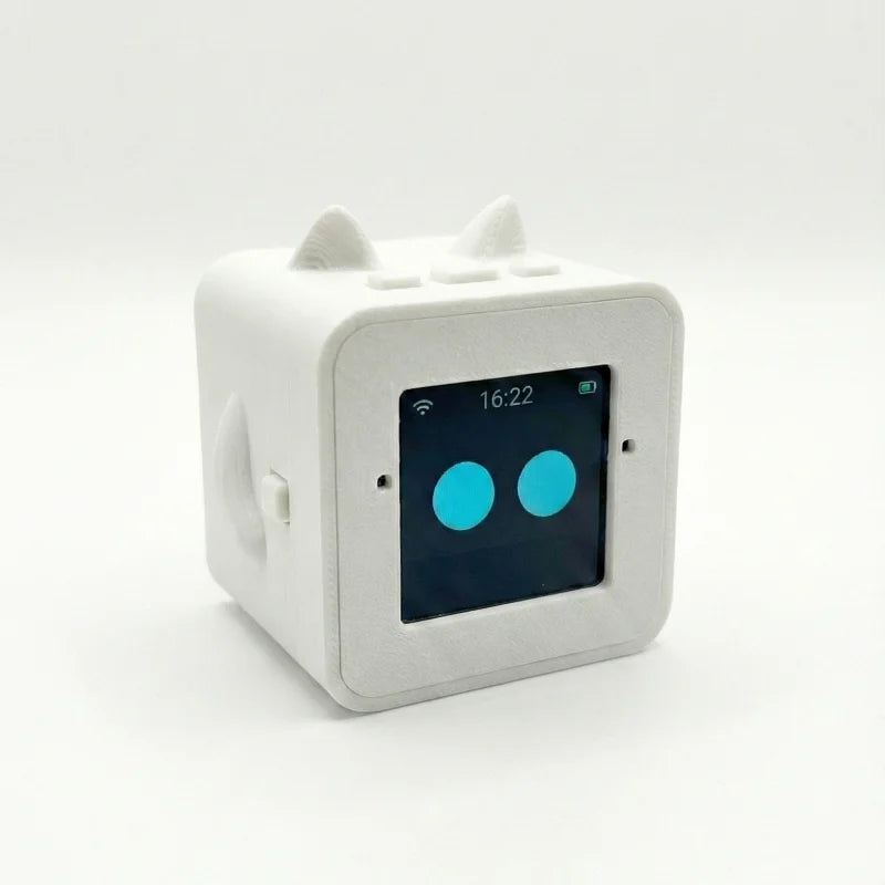 EMO XiaoZhi Mini AI Robot – Smart Voice Chatbot with Cat Ears & 11 Language Support