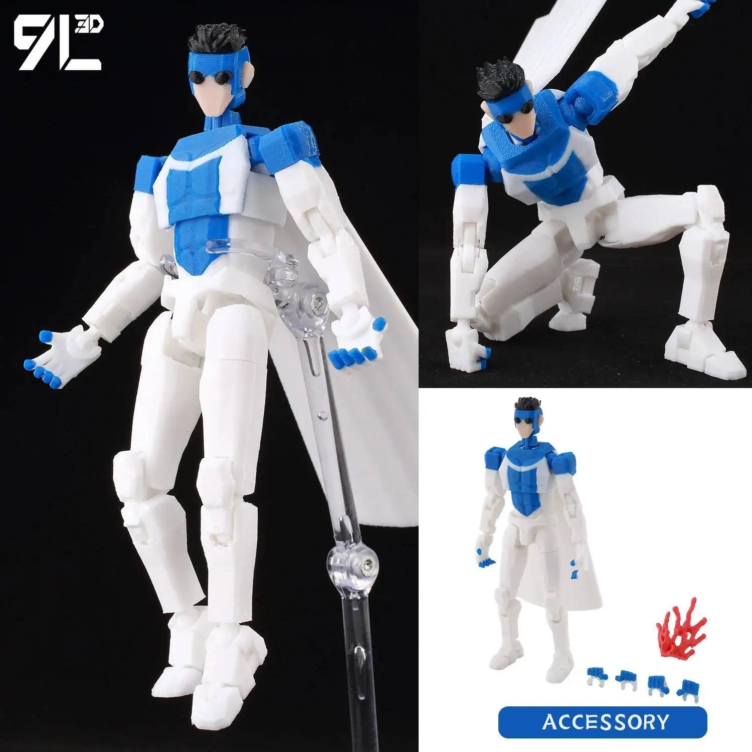 Batman Superman Action Figure – Poseable Hero Toy