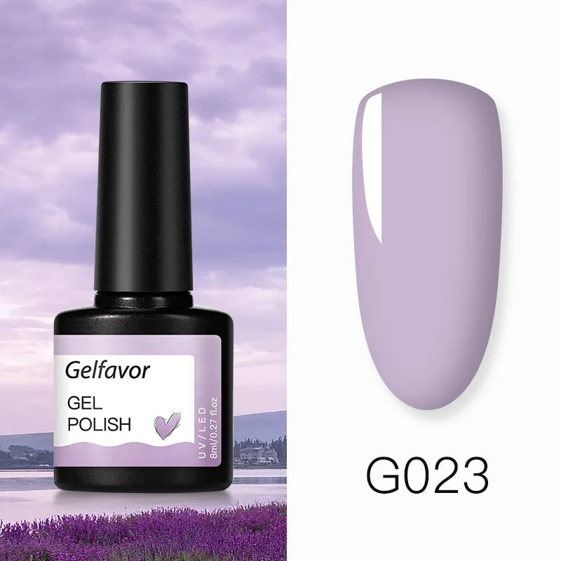 ROSALIND Gel Nail Polish 8ml - Semi-Permanent UV Gel, Solid Color, Salon Quality