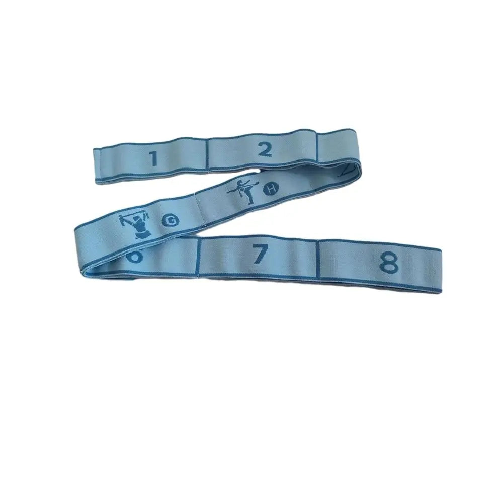 Yoga Stretching Belt – Elastic Resistance & Pilates Exercise Strap