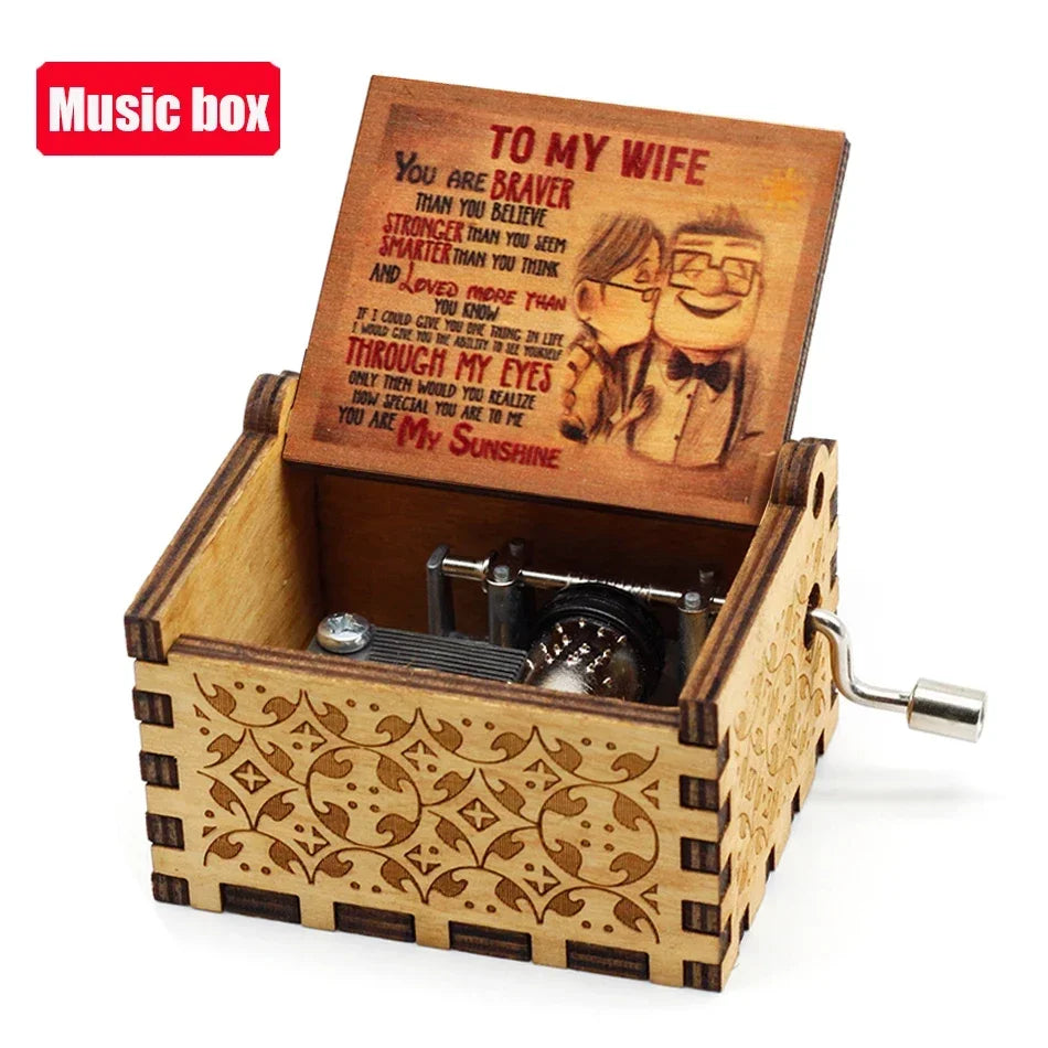 Jurassic Park Wooden Music Box – Gift Toy