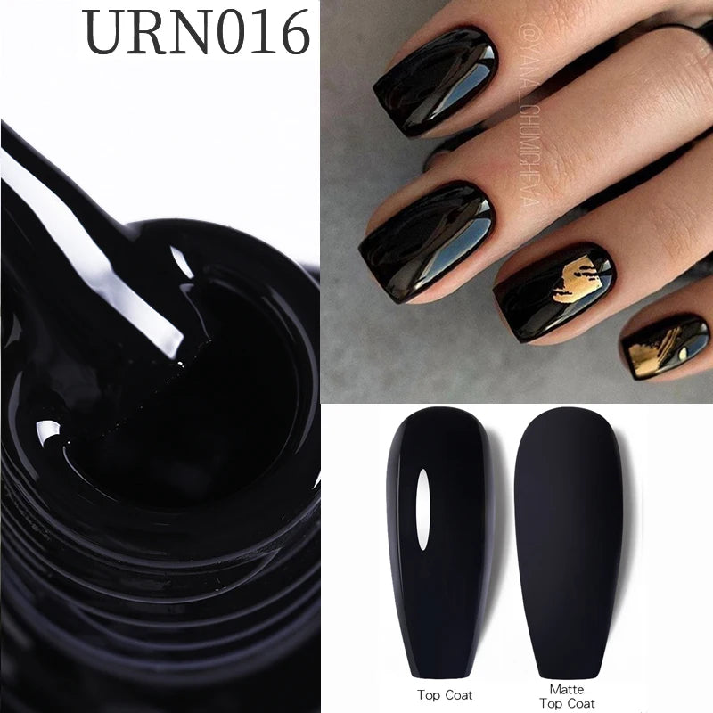 Dark Red Gel Nail Polish – Soak-Off LED/UV Gel Varnish for Salon & Home Use