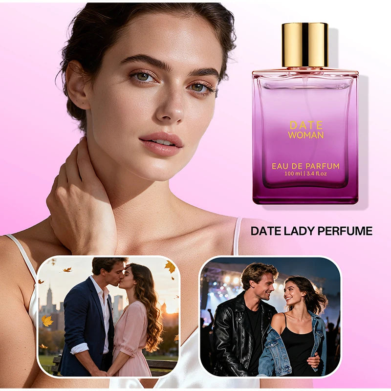 Fresh Sandalwood Vanilla Men's Cologne - Long-Lasting Eau de Parfum for Couples' Dates (50ml/100ml)