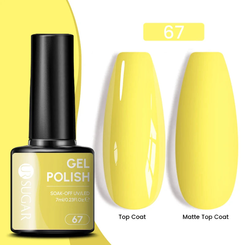 Glitter Gel Nail Polish – Semi-Permanent UV LED Gel with Sparkling Shimmer Finish