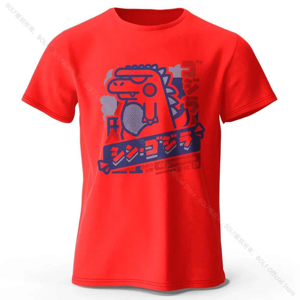 Harajuku Animal Print Cotton T-Shirt Unisex Casual