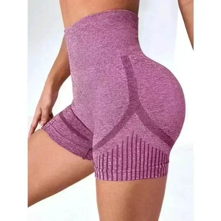 Women Yoga Shorts High Waist Workout Shorts Fitness Yoga Lift Butt Fitness Ladies Yoga Gym Running Short Pants Sportswear