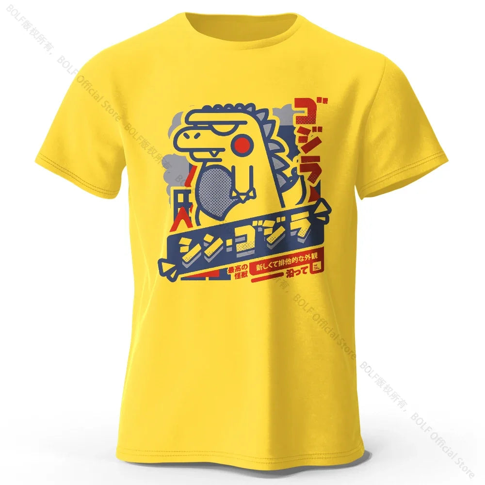 Harajuku Animal Print Cotton T-Shirt Unisex Casual