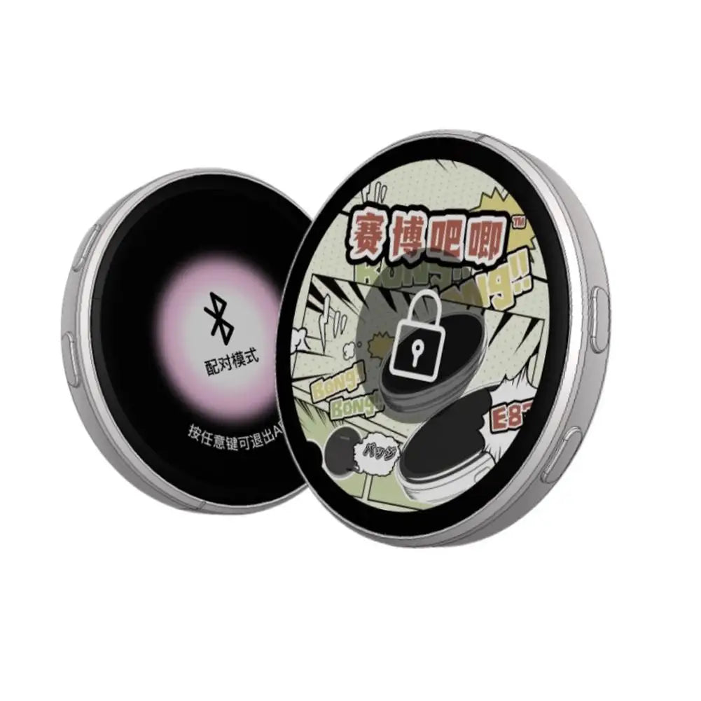 Smart Cyber Badge - 1.7" HD Touch Screen E-Badge for Anime & Custom Displays