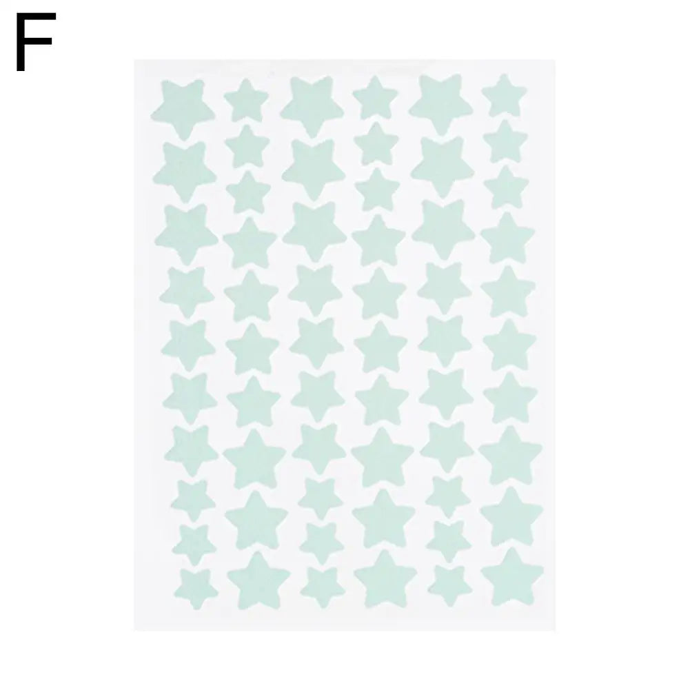 Colorful Star-Shaped Acne Patches - 60 Pack | Cute Pimple Stickers