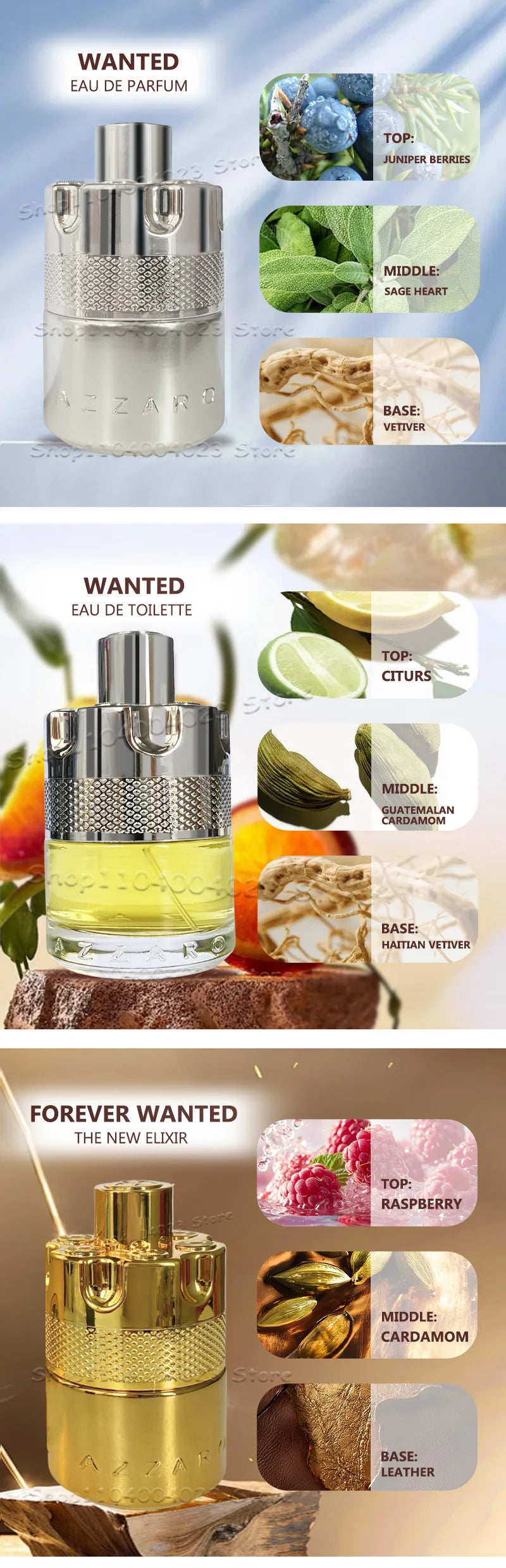 Azzaro The Most Wanted Eau de Parfum Intense - Spicy Woody Men's Cologne (100ml)