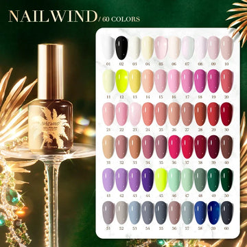 ROSALIND Gel Nail Polish 8ml - Semi-Permanent UV Gel, Solid Color, Salon Quality