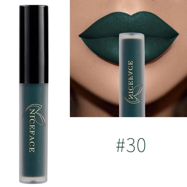Waterproof Matte Liquid Lipstick - 25 Colors, Long-Lasting Lip Gloss