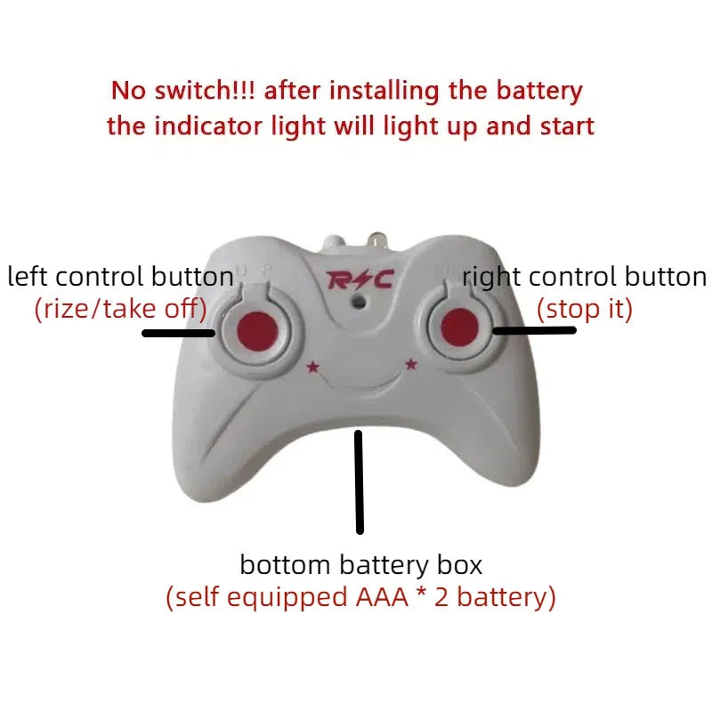 Mini RC Drone for Kids - Safe Fall-Resistant Design with Obstacle Avoidance (70g)