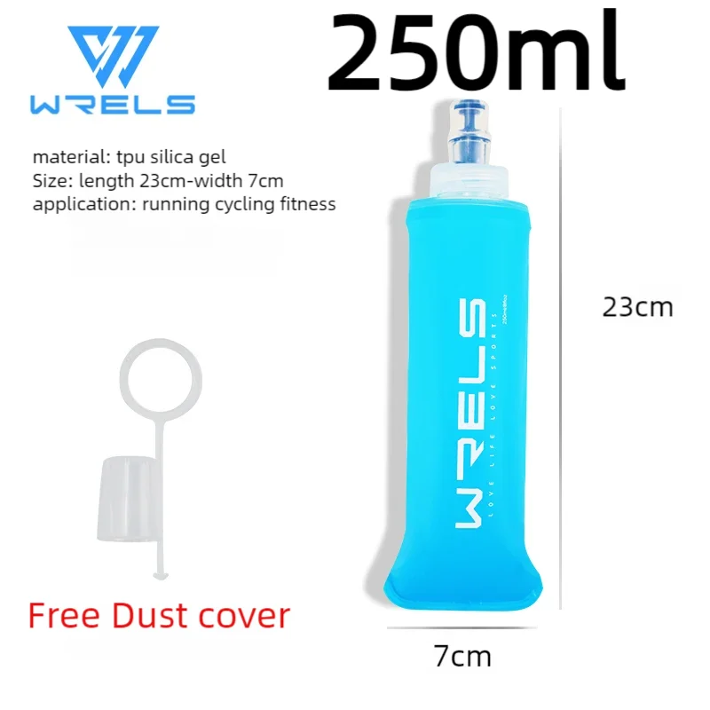 150ml Collapsible Sports Water Bottle - BPA Free Soft Flask for Running & Cycling