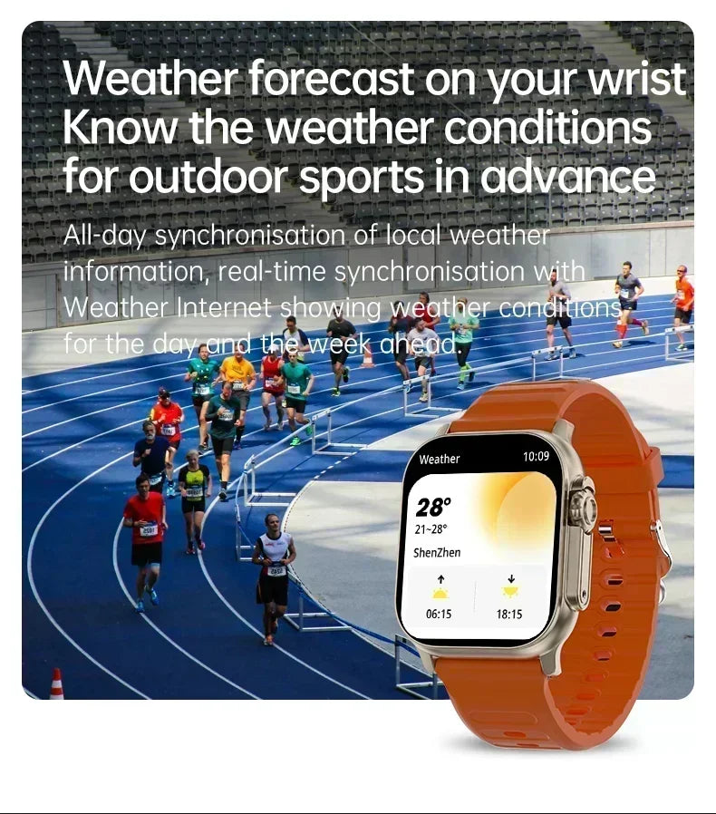 Watch 10 Ultra Smart Watch 49mm — NFC, GPS, Bluetooth Call & Wireless Charging