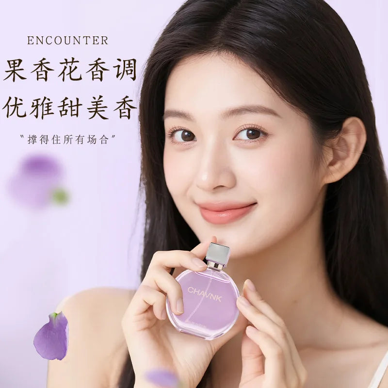 Splendide Encounter Purple Meets Eau de Parfum - Light Floral Natural Spray Perfume (50ml)