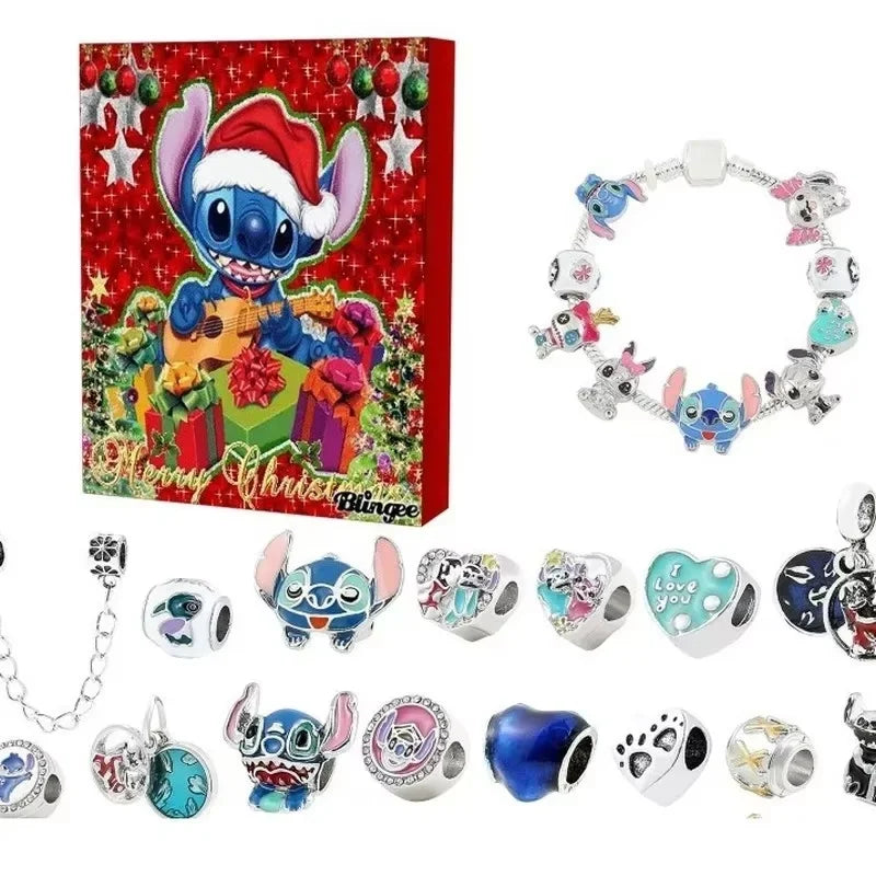 Stitch Christmas Advent Calendar – DIY Bracelet Gift