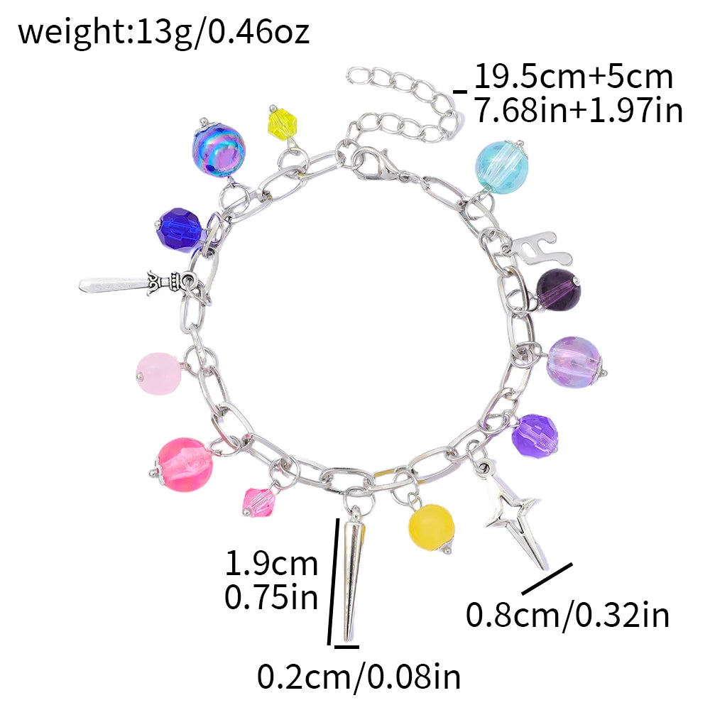 Demon Hunters Anime Character Bracelet - Snake Chain Charm Jewelry