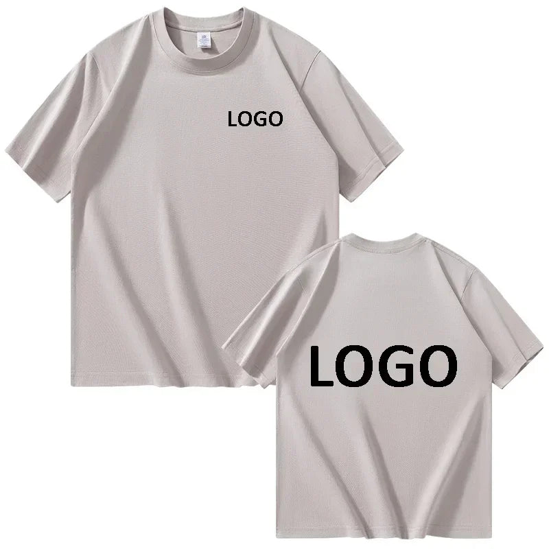 Customized 100% Cotton Printed T-Shirt – Men & Women Short Sleeve Streetwear