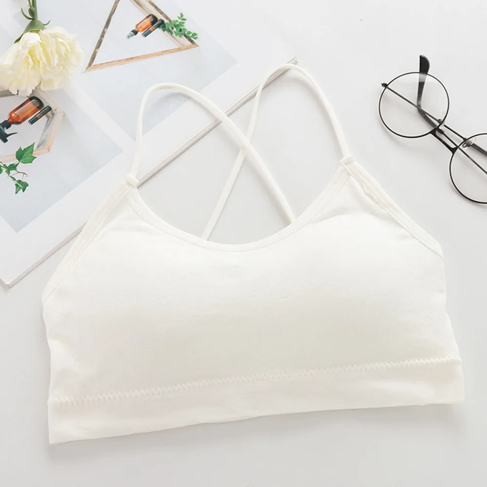Women Girls 3D Sexy Lingerie Seamless Sport Bra U Type Backless Strapless Top Bra Push Up Bralette Brassiere Women Underwear