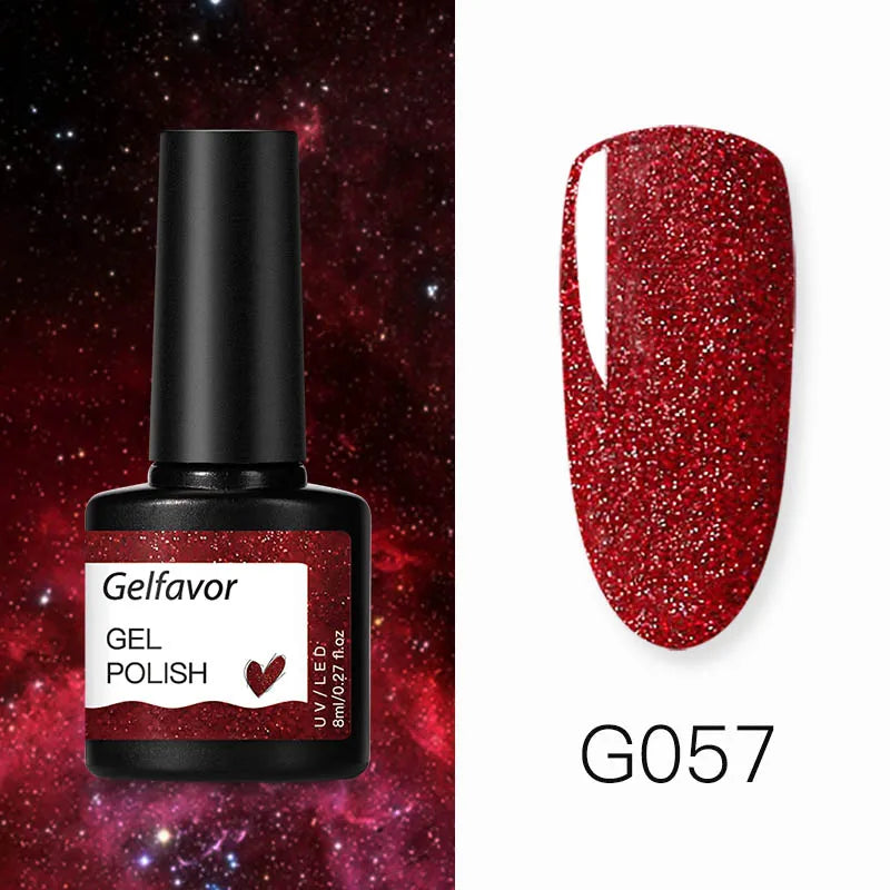 ROSALIND Gel Nail Polish 8ml - Semi-Permanent UV Gel, Solid Color, Salon Quality