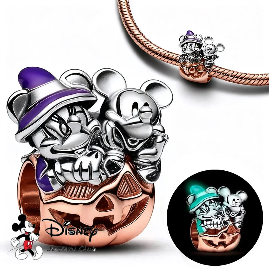 Disney Charm Beads Bracelet – Mickey & Stitch Style