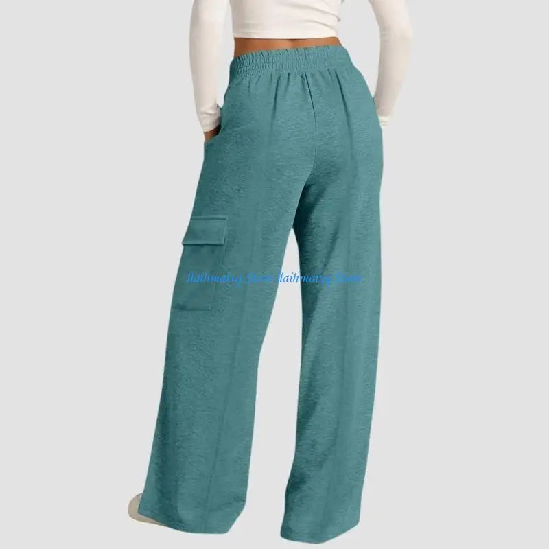 Women's High-Waist Baggy Joggers - Workout & Casual Sweatpants