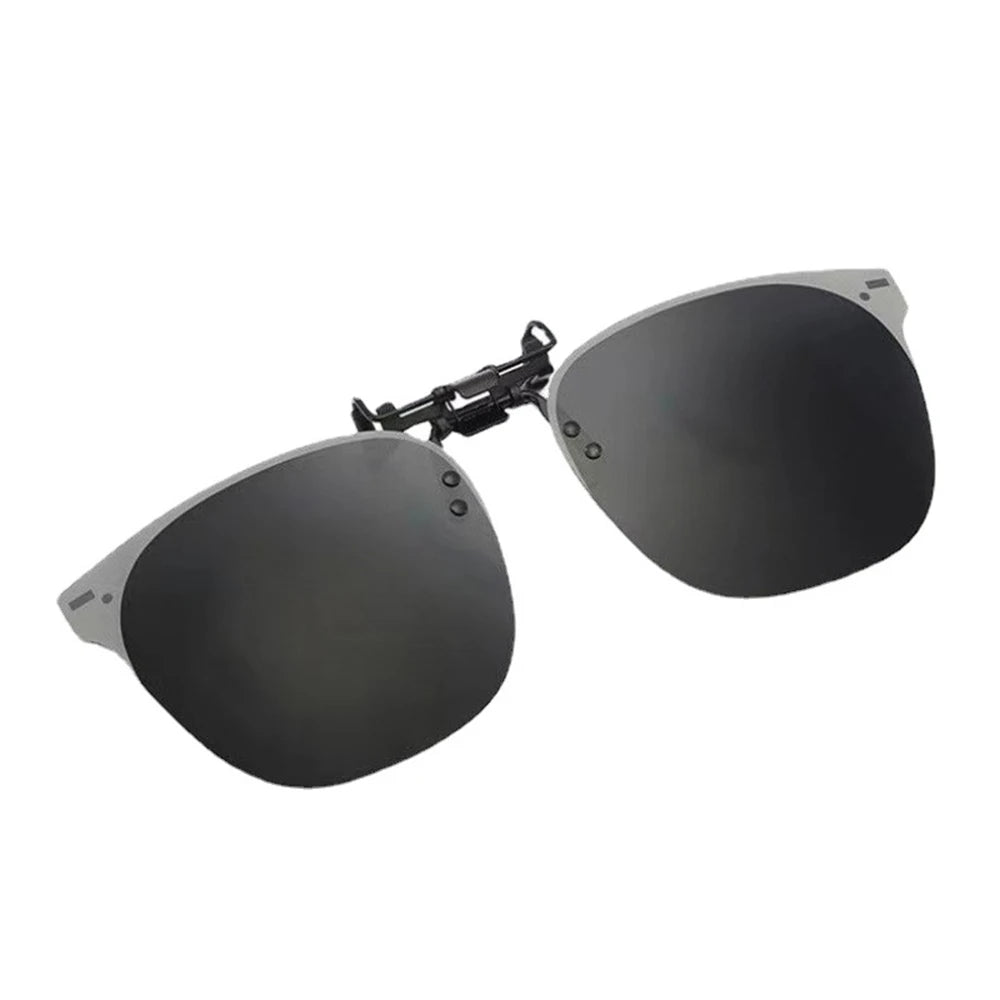 ☀️ 51% OFF! Polarized Clip-On Sunglasses - Flip-Up UV400 for Prescription Glasses