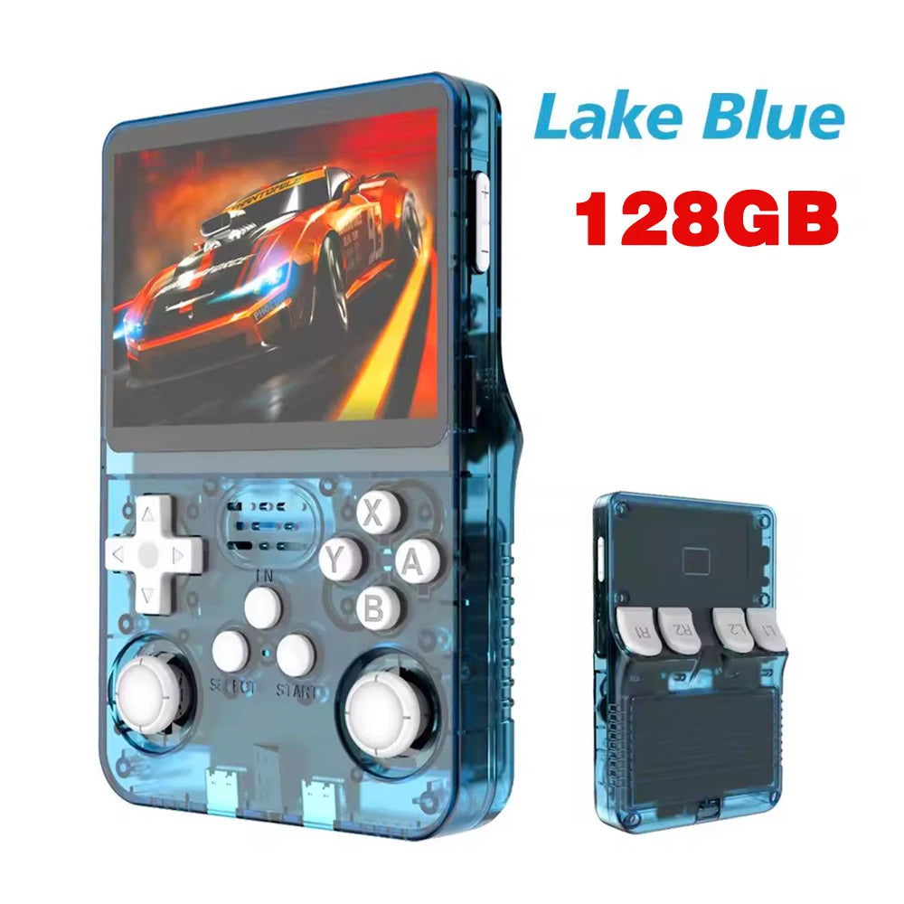 R36S Retro Handheld Game Console - 3.5" Linux System with 128GB Memory