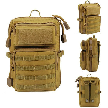 Tactical MOLLE Waist Bag - EDC Pouch for Camping & Hiking