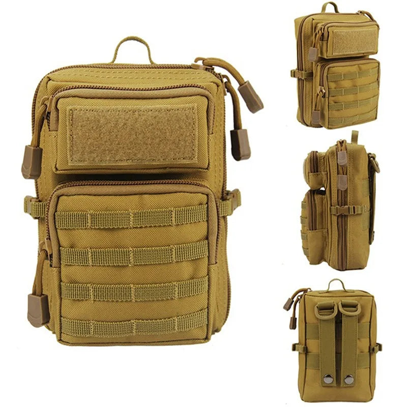 Tactical MOLLE Waist Bag - EDC Pouch for Camping & Hiking